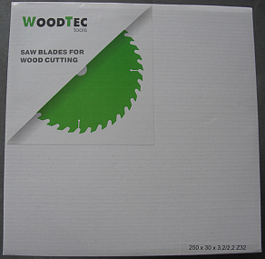 Пила дисковая Ø250 х 30 х 3,2/2,2 Z32 WZ WoodTec